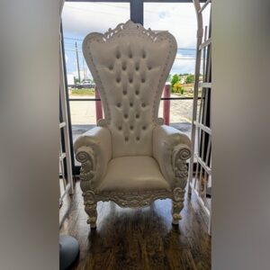 *NEW* White Throne Chair
